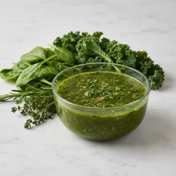 Homemade Leafy Greens Broth (spinach, Kale, Herbs, Minimal Salt)