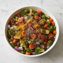 Spice And Vegetable Mix With Dietary Fiber