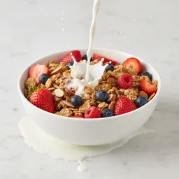 Vitality Cereal With Red Berries