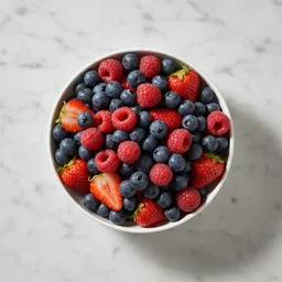Unprocessed Fresh Berries (blueberries, Raspberries, Strawberries)