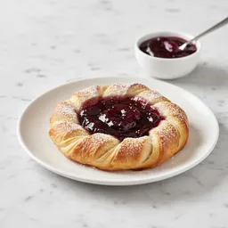 Danish Pastry With Plum Jam