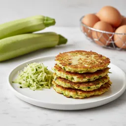 Zucchini Fritters (with Eggs And Minimal Cheese)
