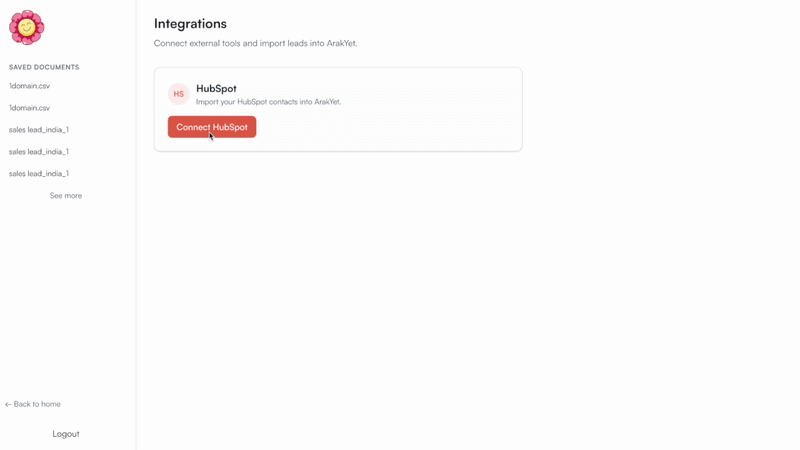 CRM integration walkthrough animation