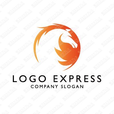 Logo Cheval de Flamme - moderne