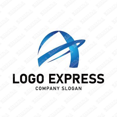Logo A Circulaire Épuré - croissance et moderne