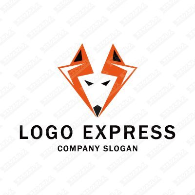 Logo renard stylisé - minimaliste