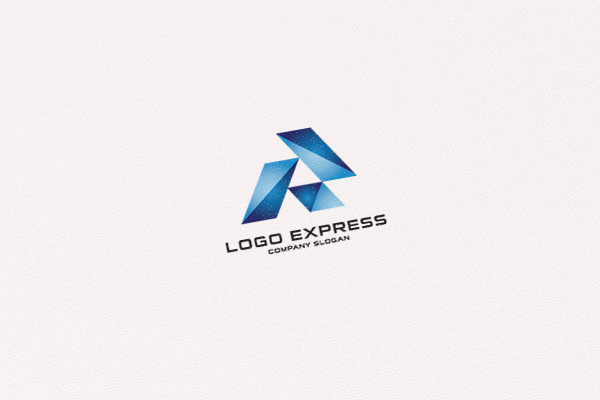 Miniature 3 de Logo R tridimensionnel [Bleu, couleur modifiable]