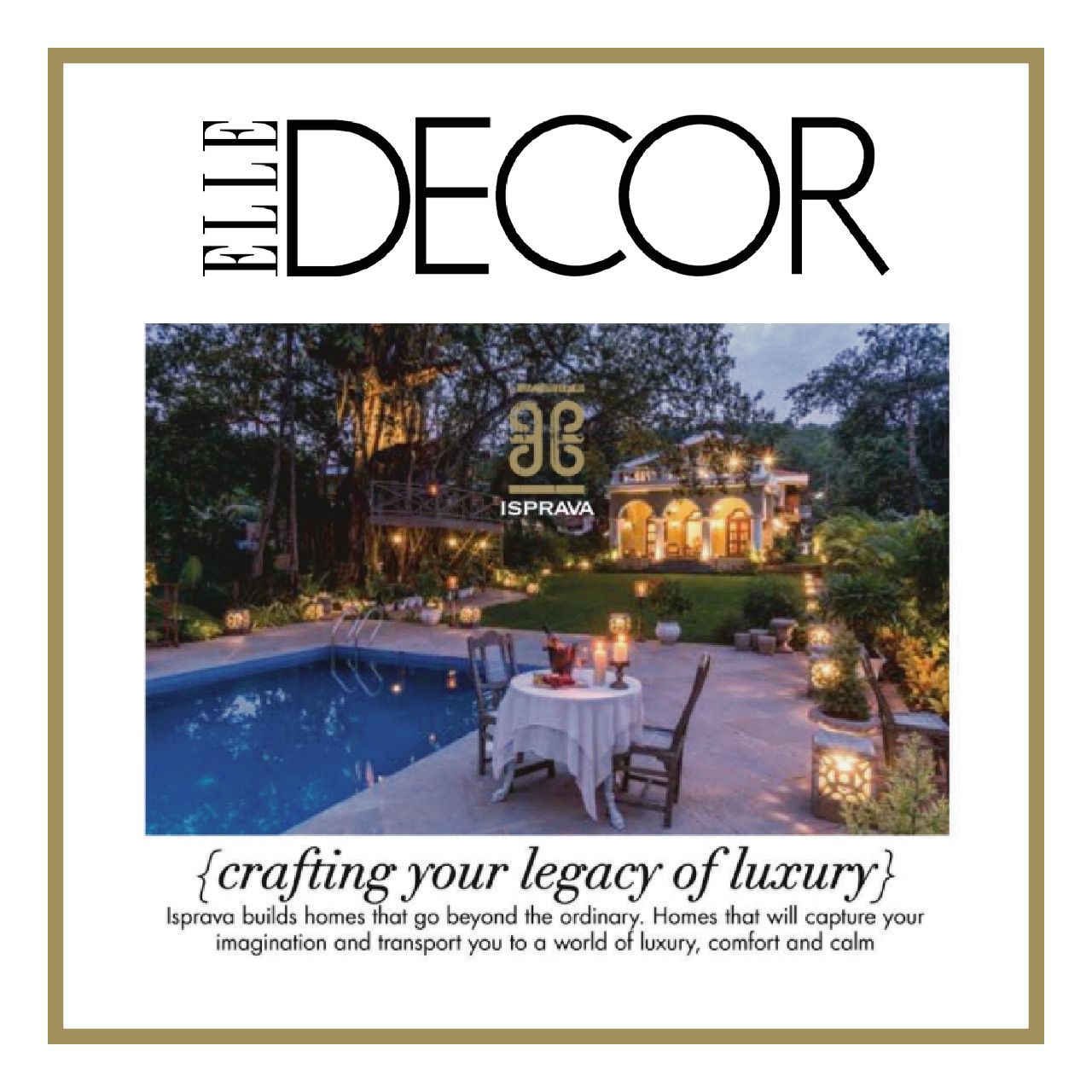 Crafting your legacy of luxury