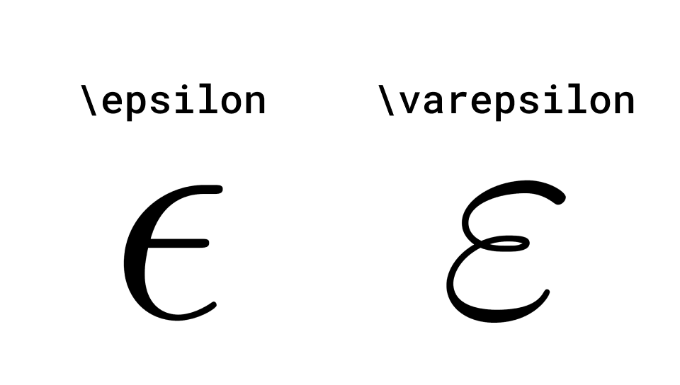 Epsilonと Varepsilonの違いについて Golden Memories