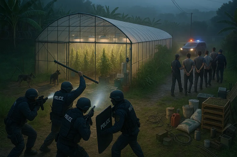 Record-Breaking Marijuana Bust: Police Seize $10 Billion Worth of Greenhouse-Grown Cannabis
