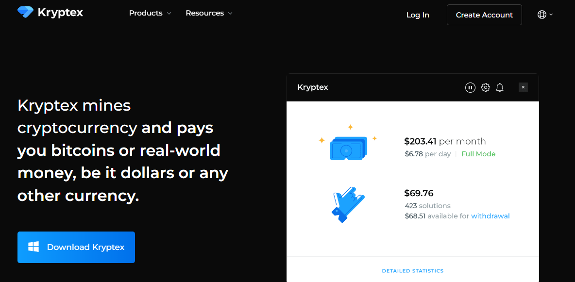 Kryptex -  Best Bitcoin Mining Software