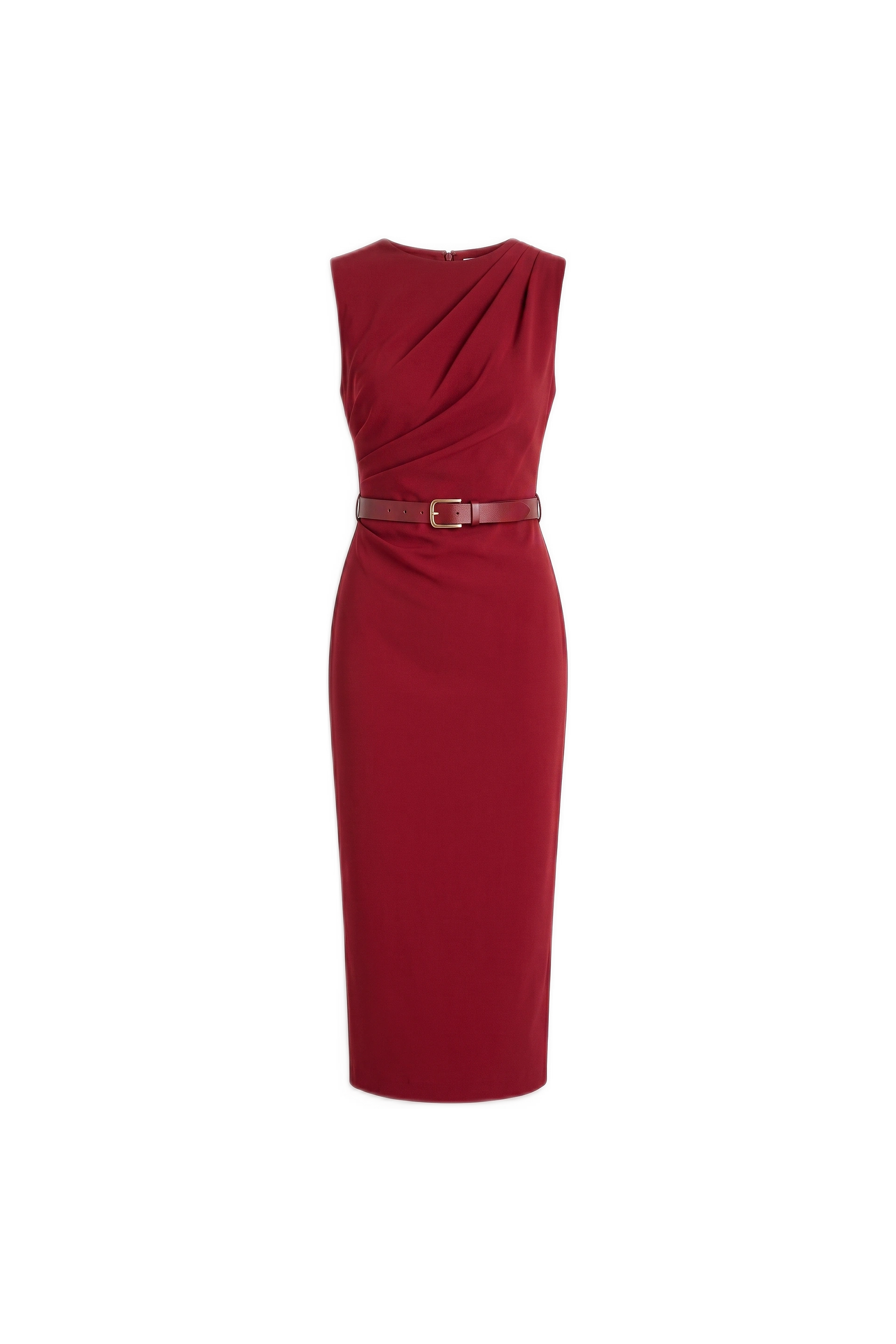 The Lora 'Sienna Drape' Midi Dress