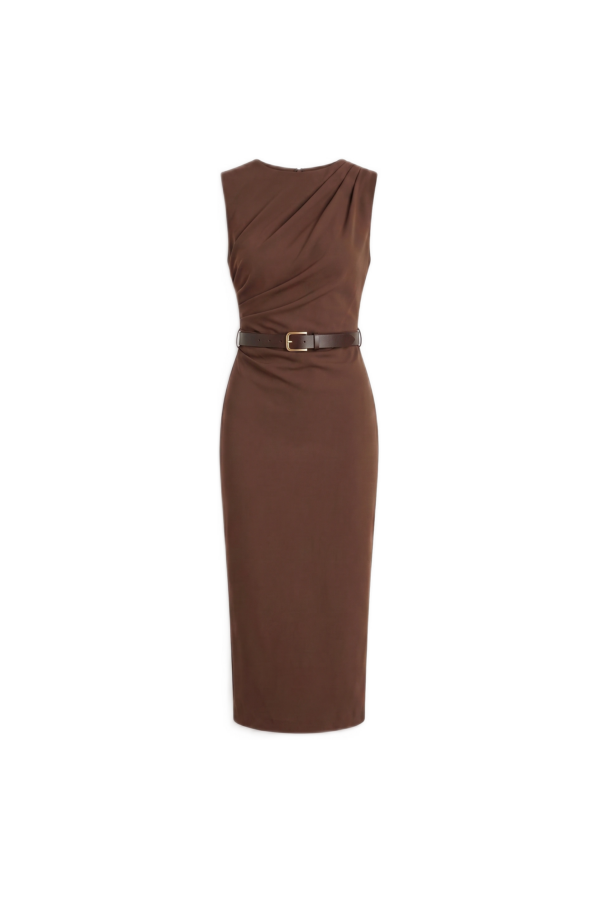 The Lora 'Sienna Drape' Midi Dress