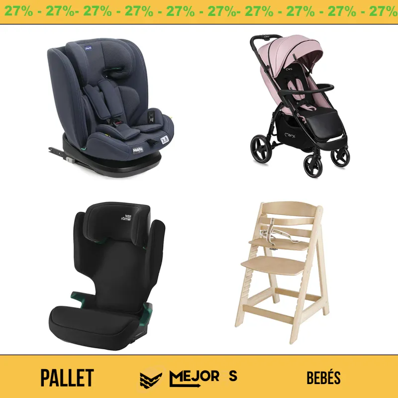 Pallet de 24 Items Sin Revisar, Bebes, Lote #10201718