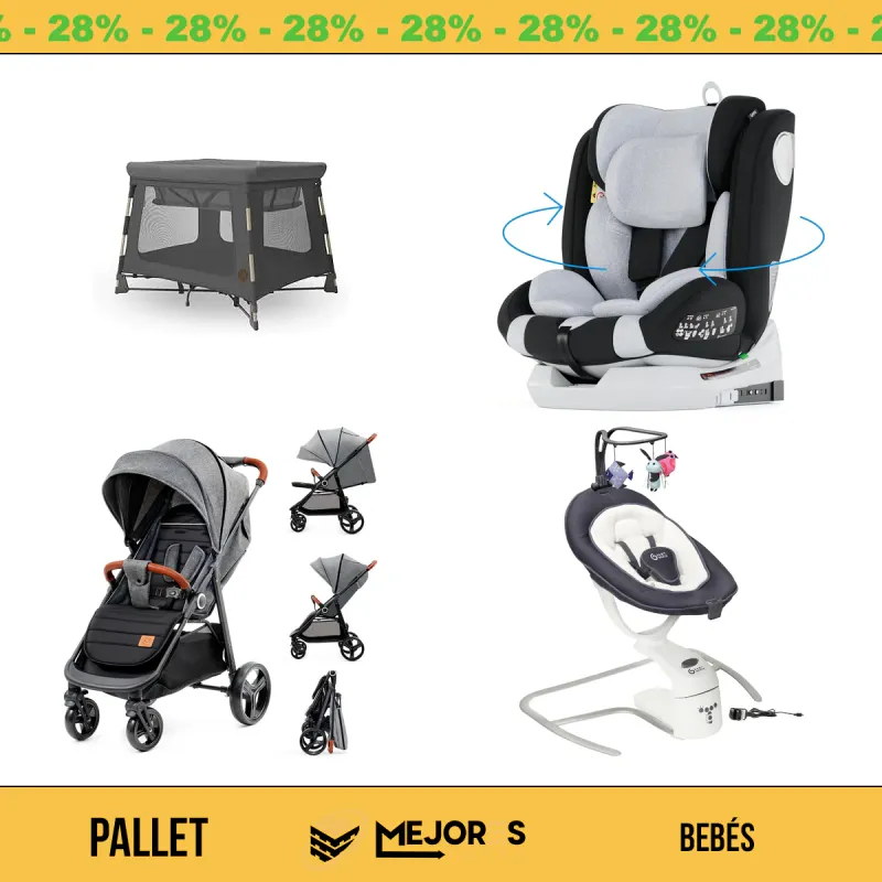 Pallet de 18 Items Sin Revisar, Bebes, Lote #10226446