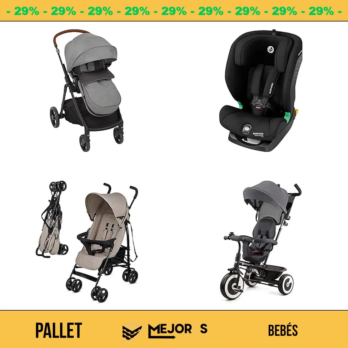 Pallet de 13 Items Sin Revisar, Bebes, Lote #10228403