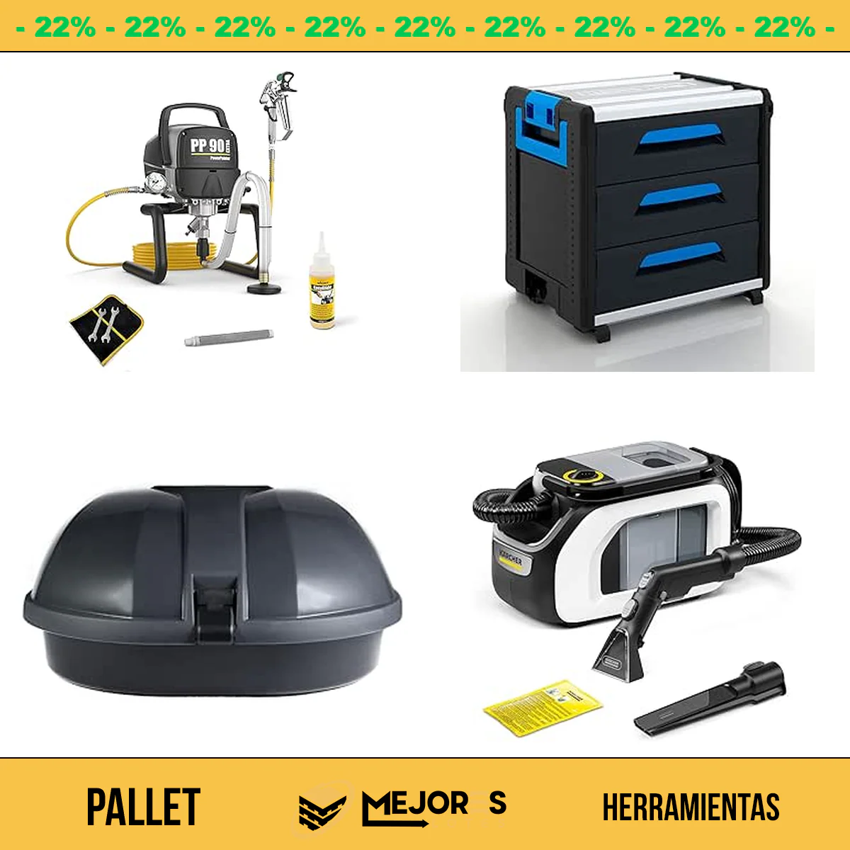 Pallet de 9 Items Sin Revisar, Herramientas, Lote #10228954