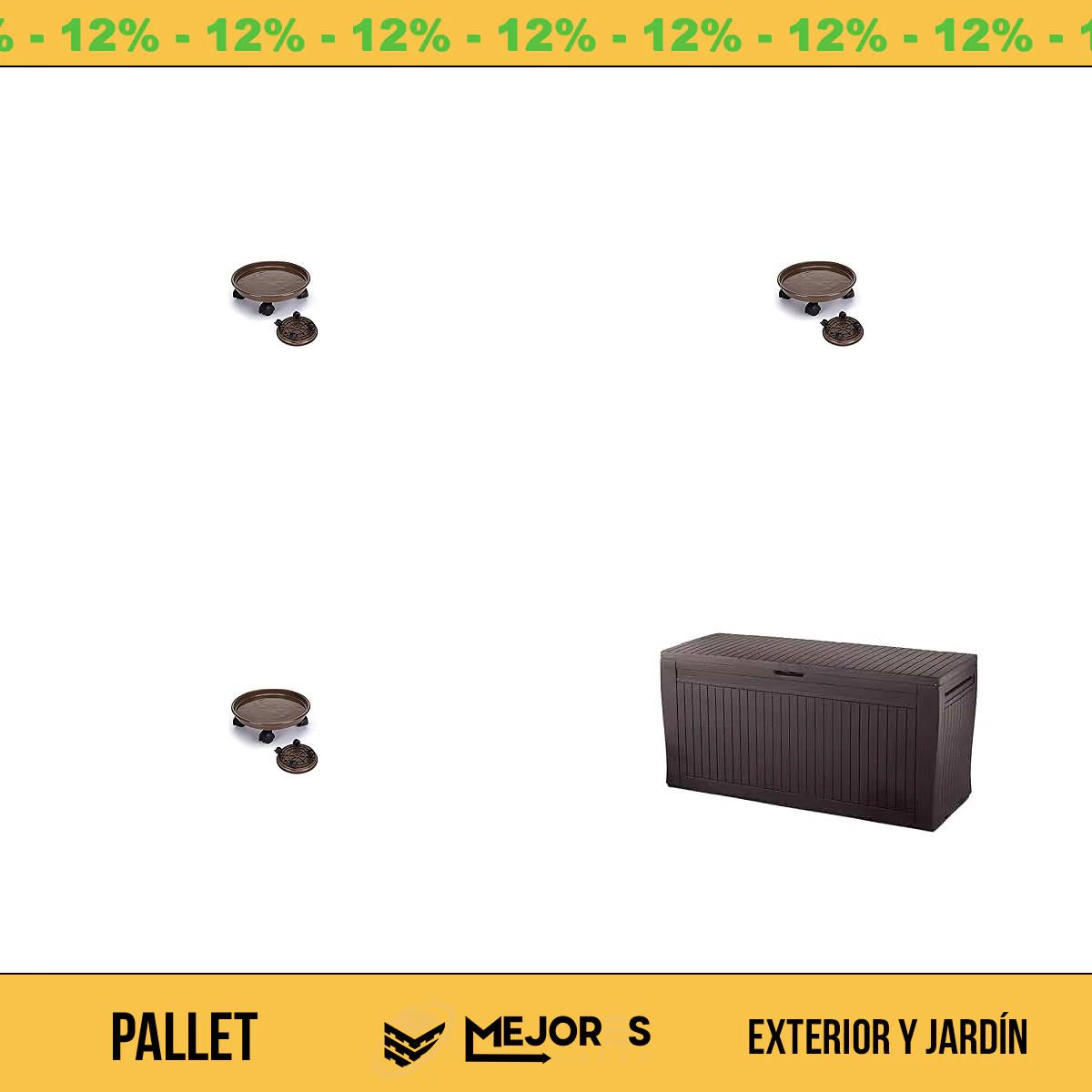 Palette de 15 articles non vérifiés, Extérieur et Jardin