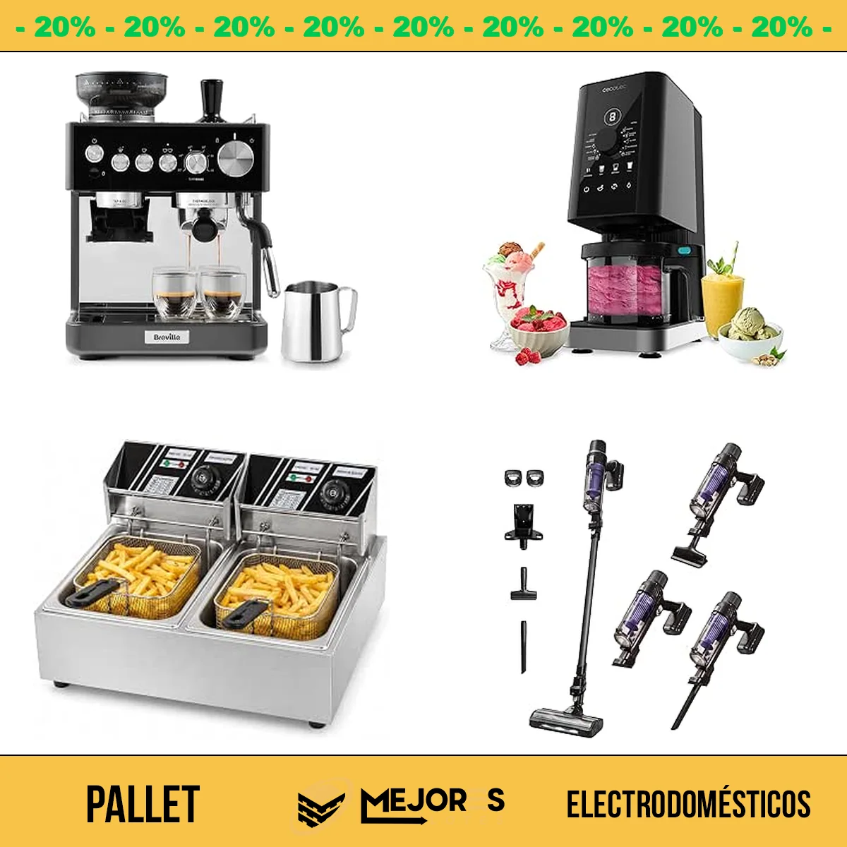 Pallet de 18 Items Sin Revisar, Electrodomesticos, Lote #10240163