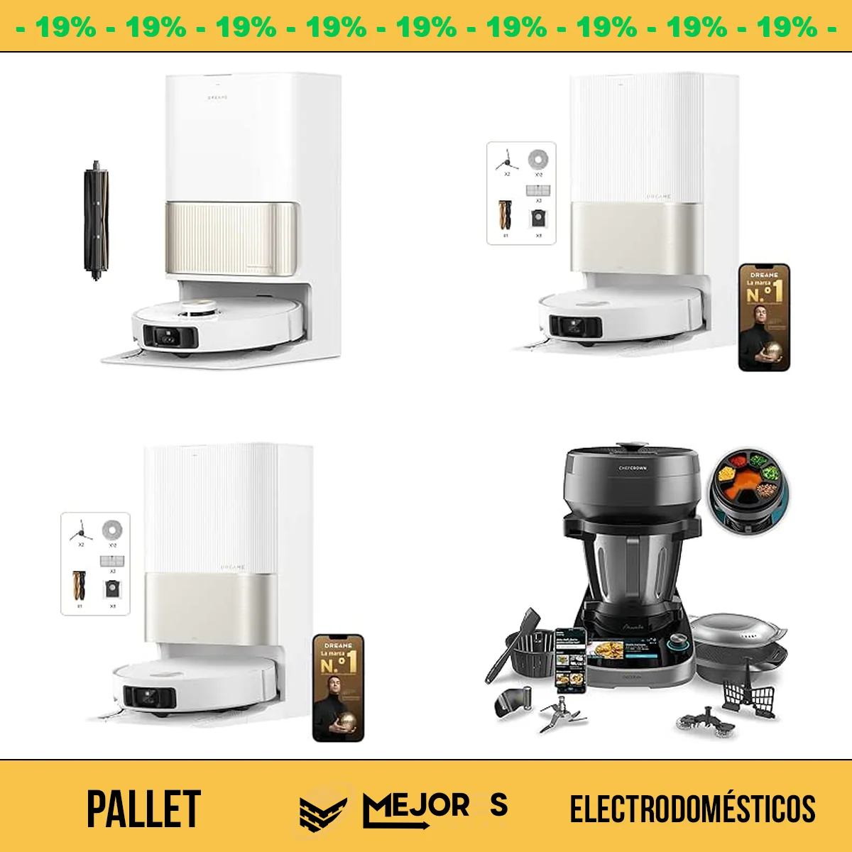 Pallet de 8 Items Sin Revisar, Electrodomesticos, Lote #10242462