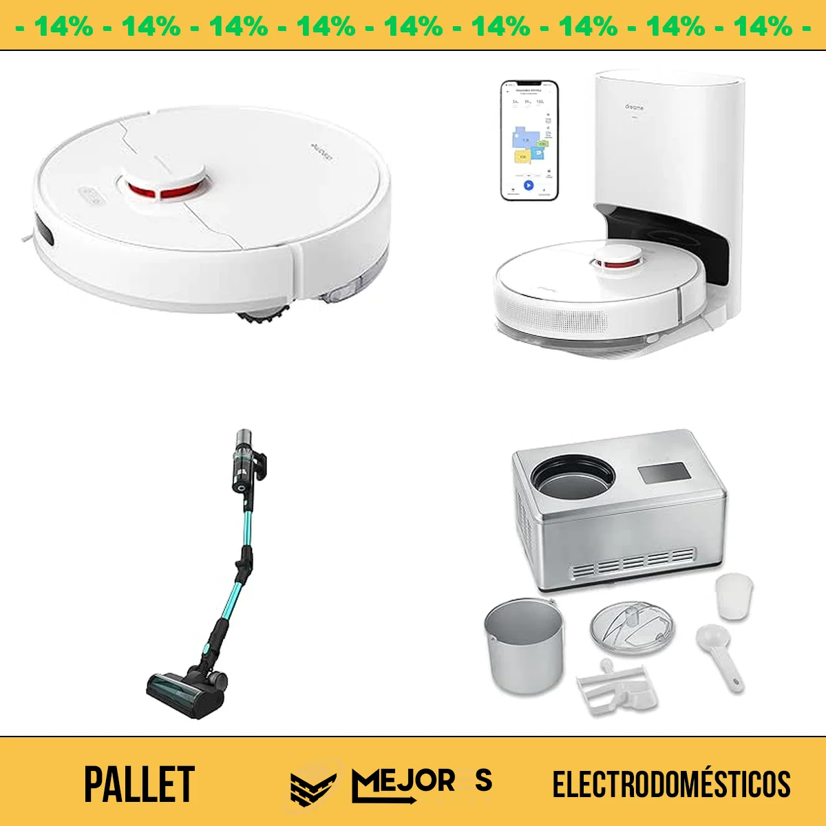 Pallet de 25 Items Sin Revisar, Electrodomesticos, Lote #10242594