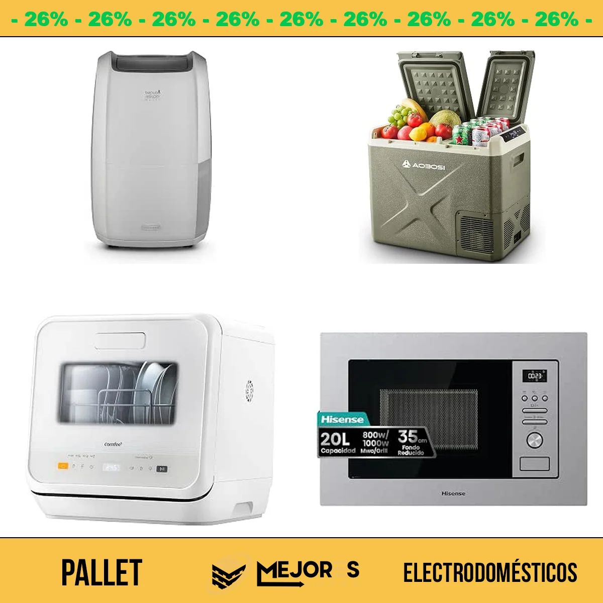 Pallet de 6 Items Sin Revisar, Electrodomesticos, Lote #10244250