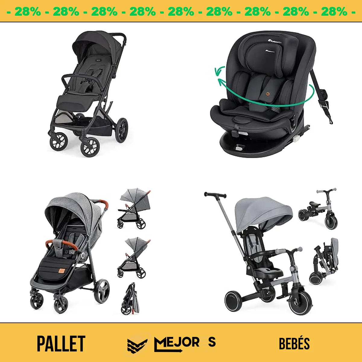 Pallet de 21 Items Sin Revisar, Bebes, Lote #10251928