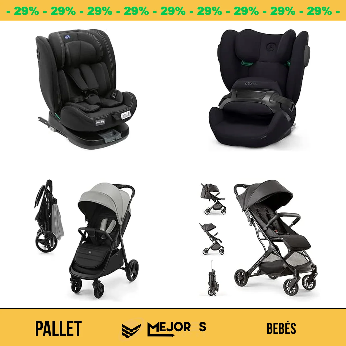 Pallet de 21 Items Sin Revisar, Bebes, Lote #10251935