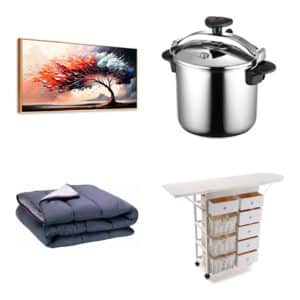 Palette de 18 articles de maison non vérifiés