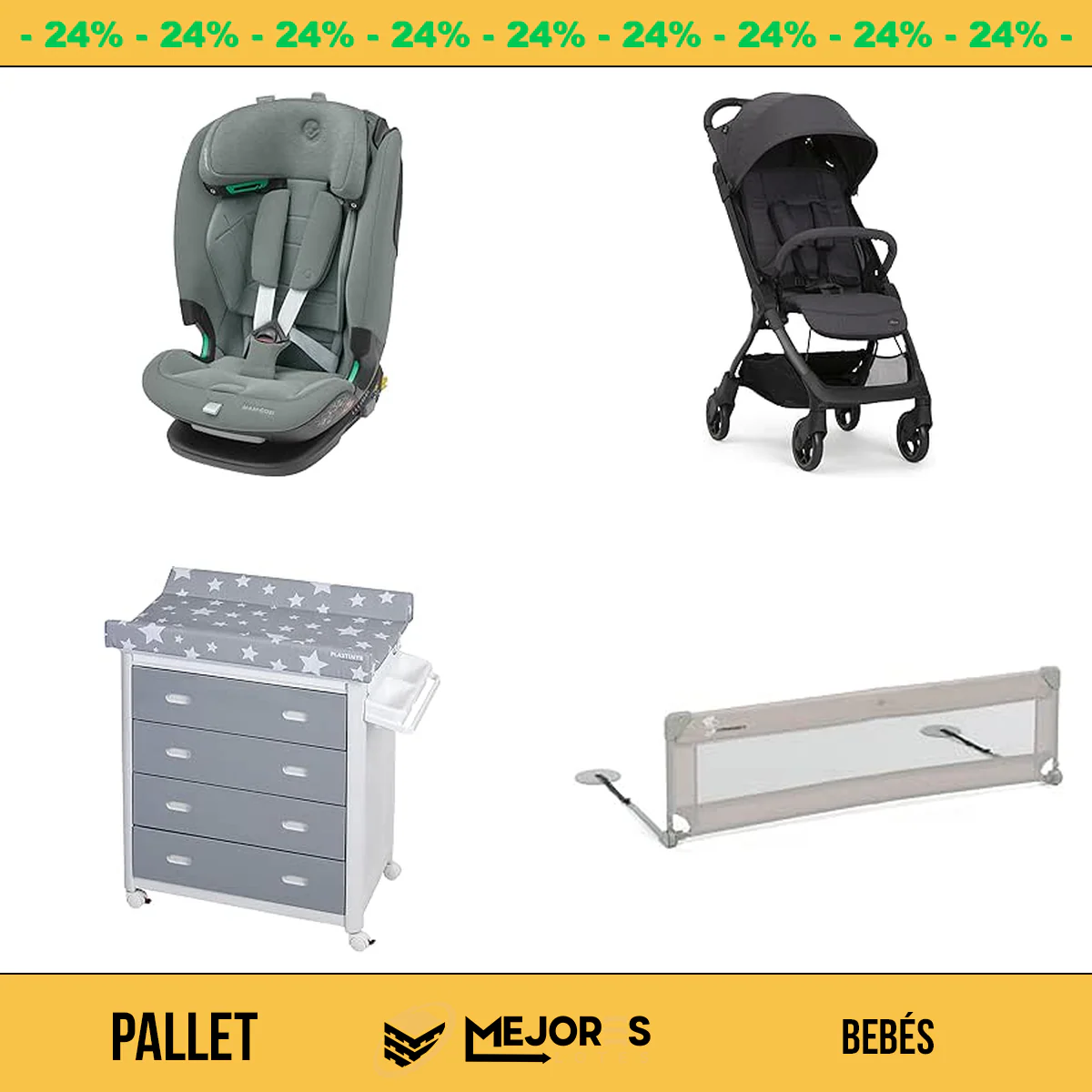 Pallet de 15 Items Sin Revisar, Bebes, Lote #BB2