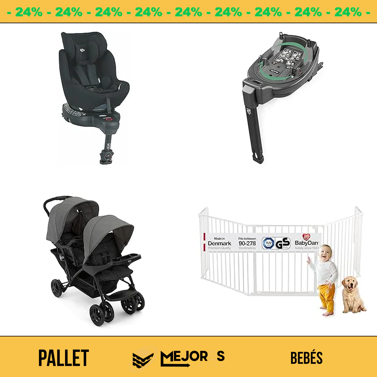Pallet de 11 Items Sin Revisar, Bebes, Lote #BB9