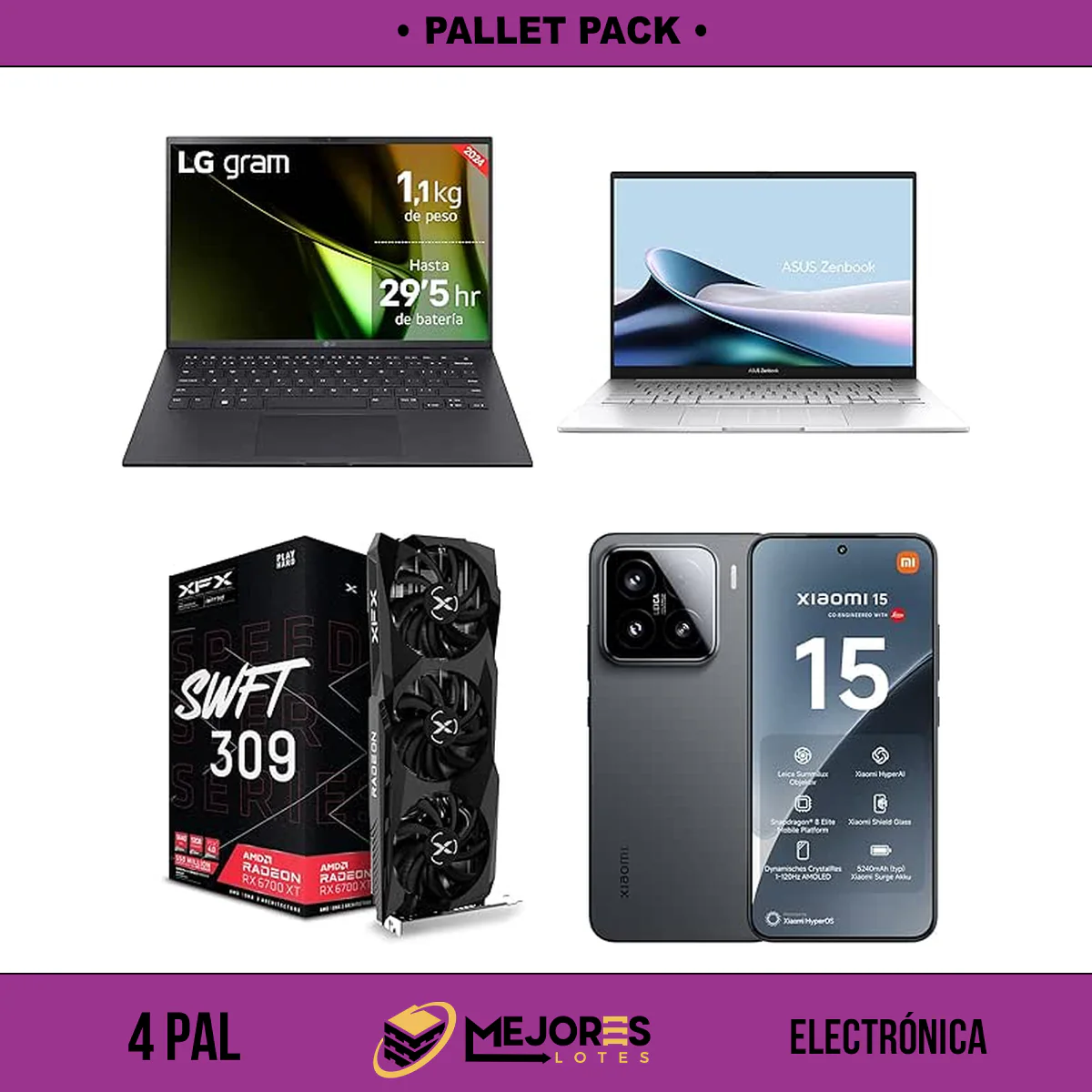 Pallet Pack de 953 Items Sin Revisar, Electronica, Lote #S651953