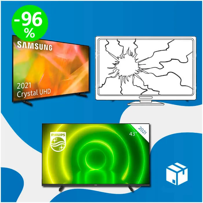 Palé de Teles ROTAS (BROKEN TVs) [6 productos] (TR2041008)