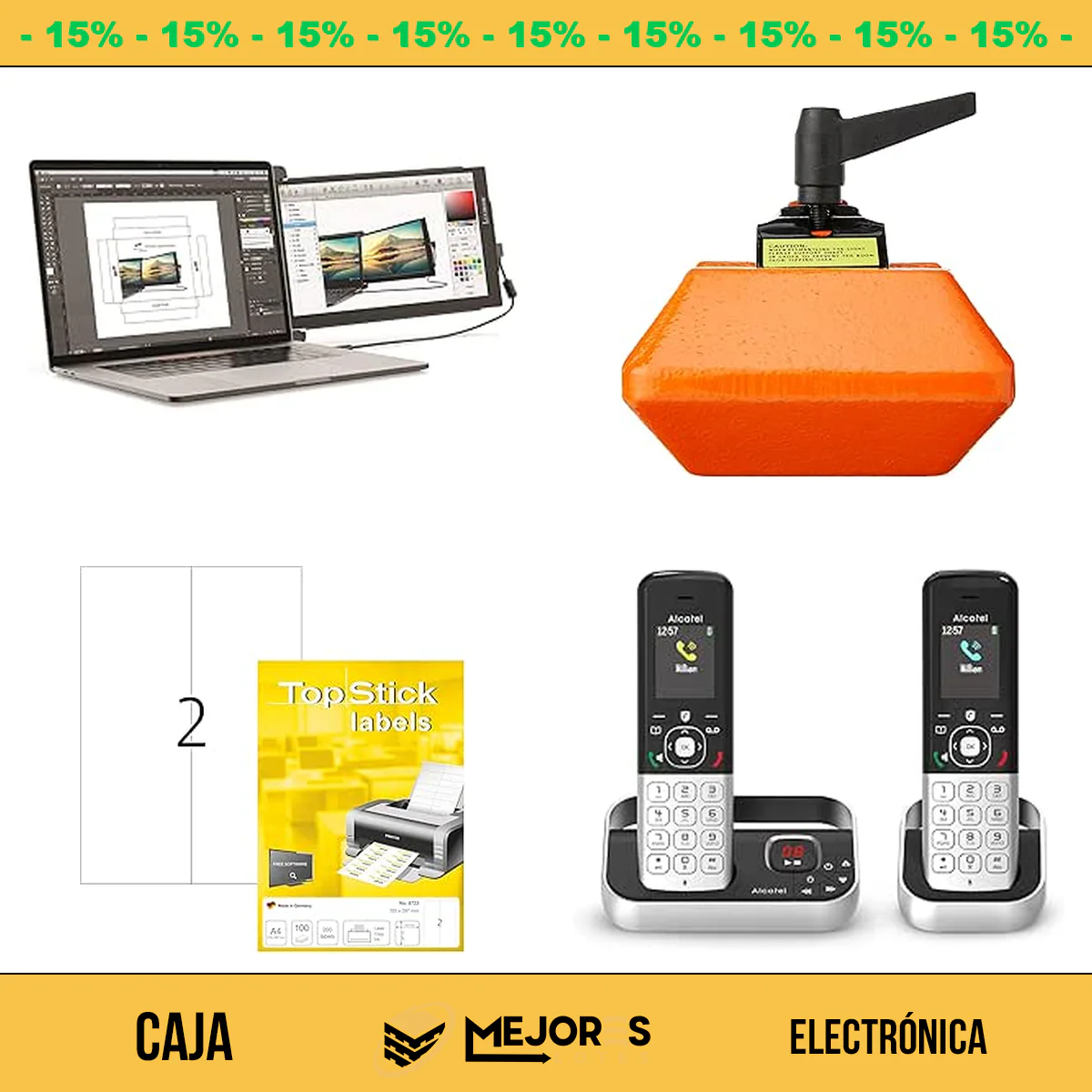 Caja de 38 Items Sin Revisar, Electronica, Lote #spND6V931SS