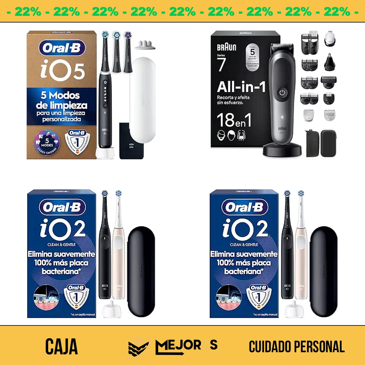 Caja de 52 Items Sin Revisar, Cuidado Personal, Lote #spW83P1138T