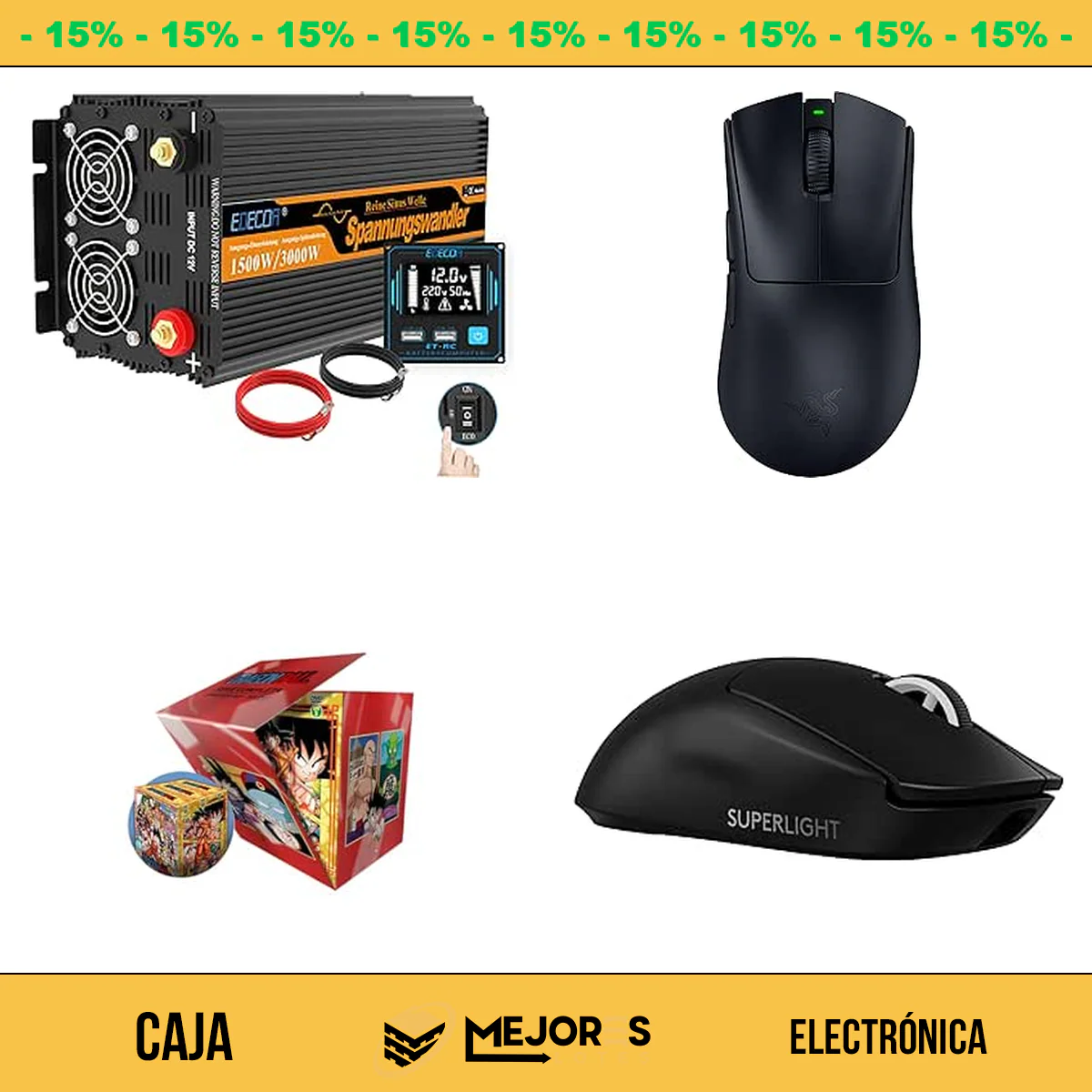 Caja de 75 Items Sin Revisar, Electronica, Lote #spW83P1150S