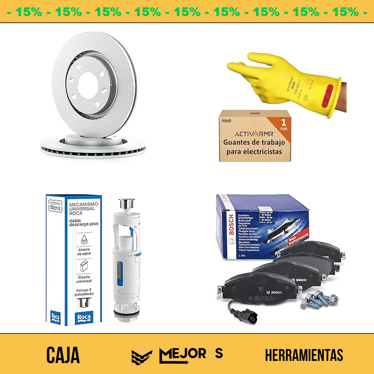 Caja de 45 Items Sin Revisar, Herramientas, Lote #spW83P1187u