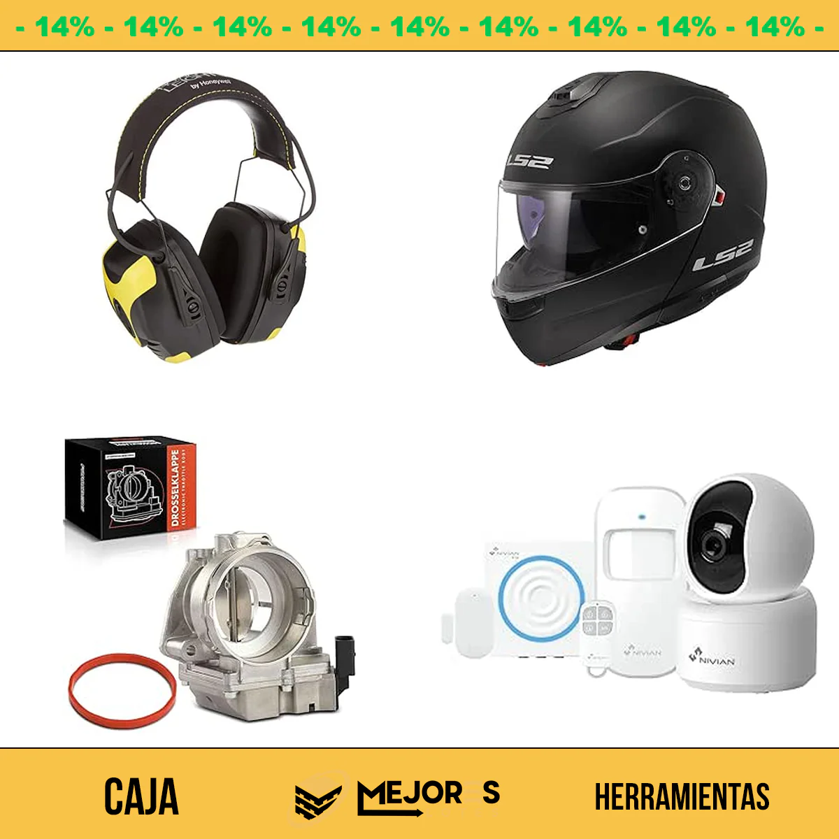 Caja de 61 Items Sin Revisar, Herramientas, Lote #spW83P1188I