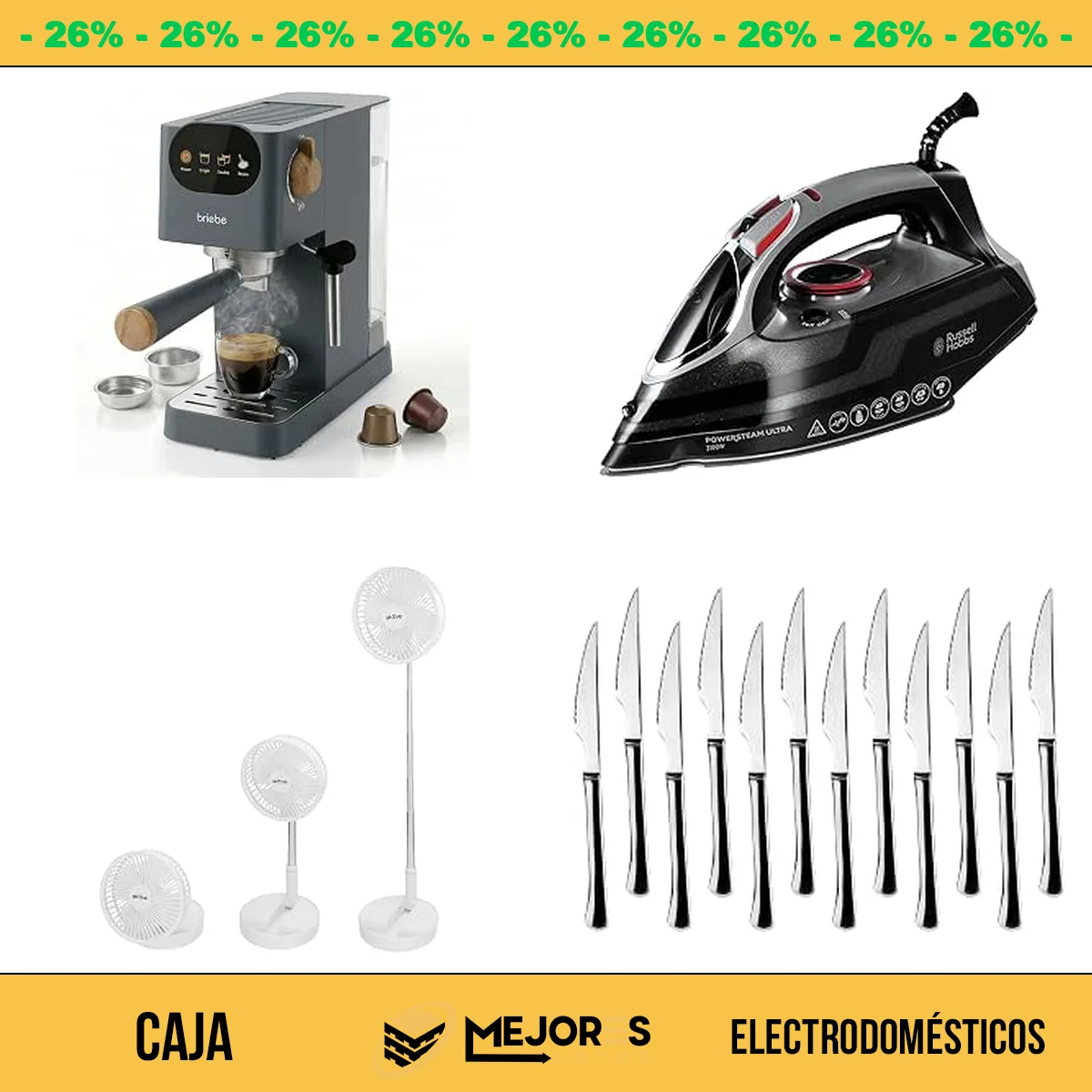 Caja de 11 Items Sin Revisar, Electrodomesticos, Lote #spW83P4679f