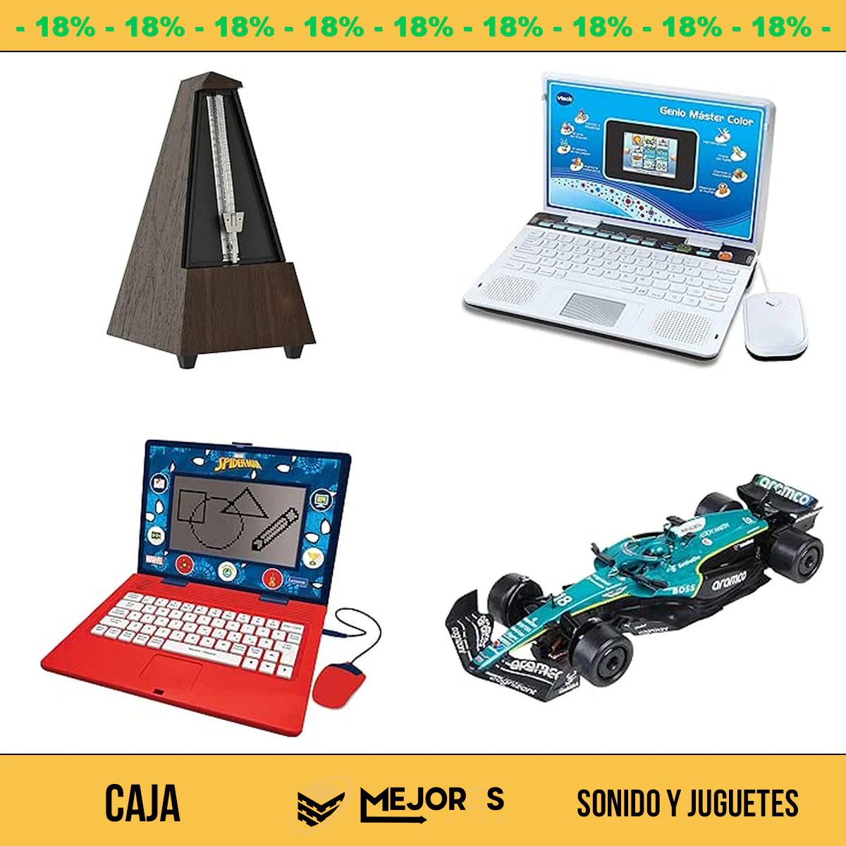 Caja de 24 Items Sin Revisar, Sonido y Juguetes, Lote #spW83P4716d