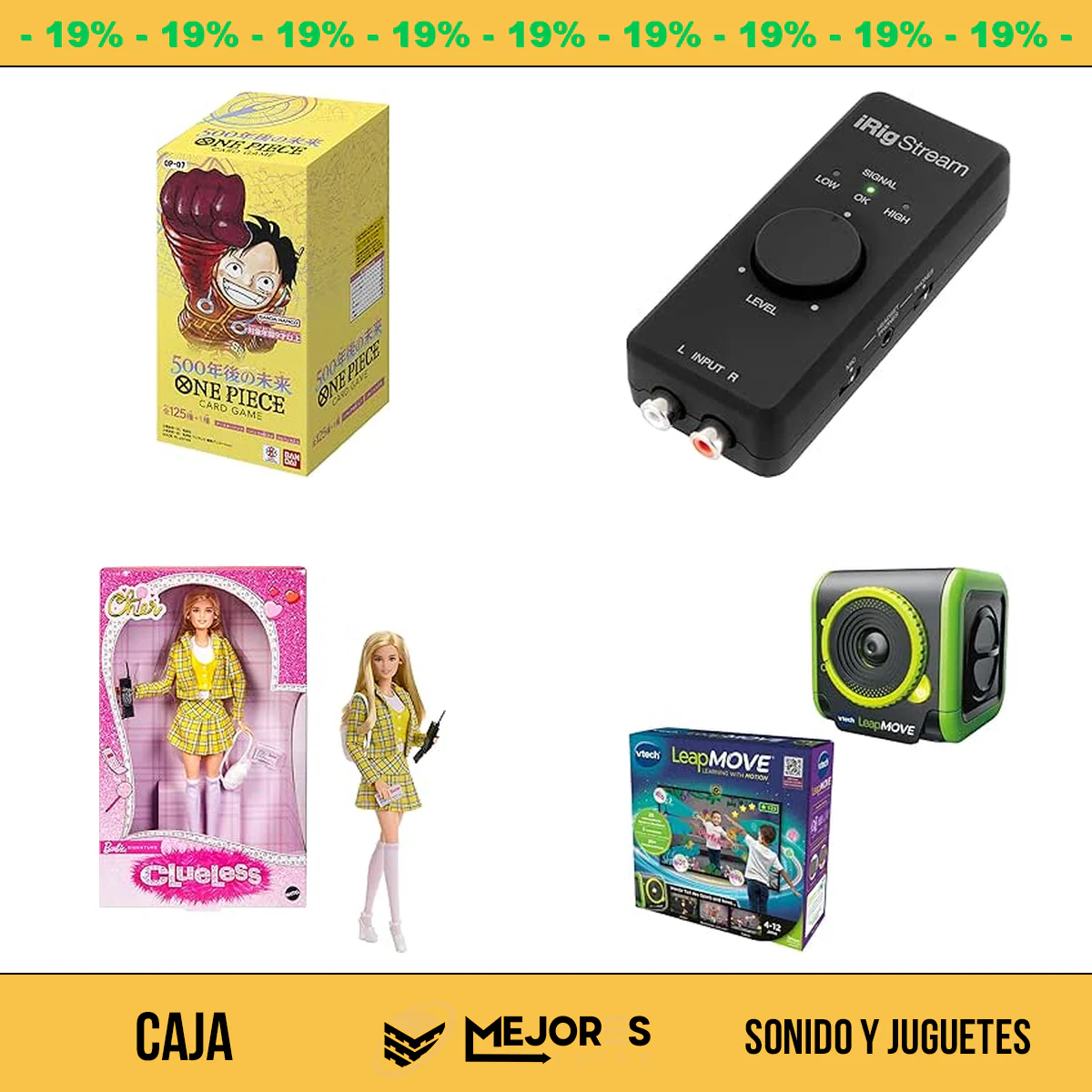 Caja de 24 Items Sin Revisar, Sonido y Juguetes, Lote #spW83P4716n