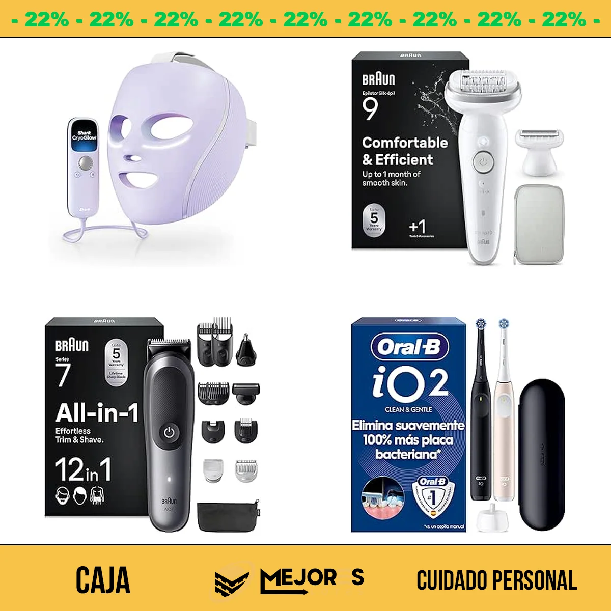 Caja de 51 Items Sin Revisar, Cuidado Personal, Lote #spW83P5389D