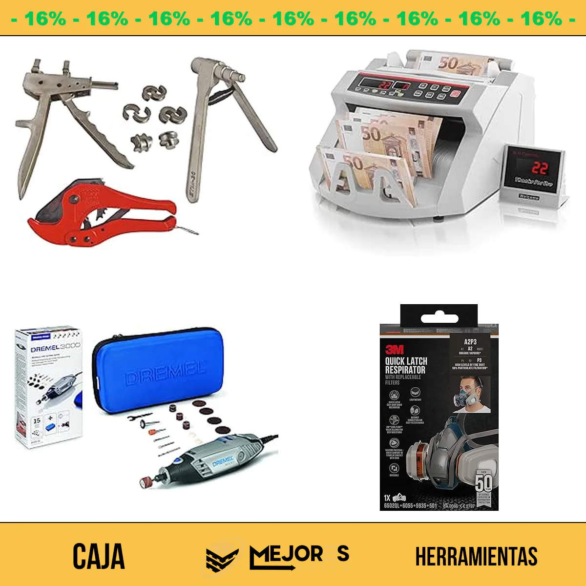 Caja de 54 Items Sin Revisar, Herramientas, Lote #spW83P5412m