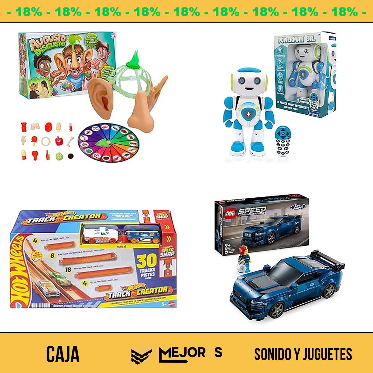 Caja de 36 Items Sin Revisar, Sonido y Juguetes, Lote #spW83P8880s