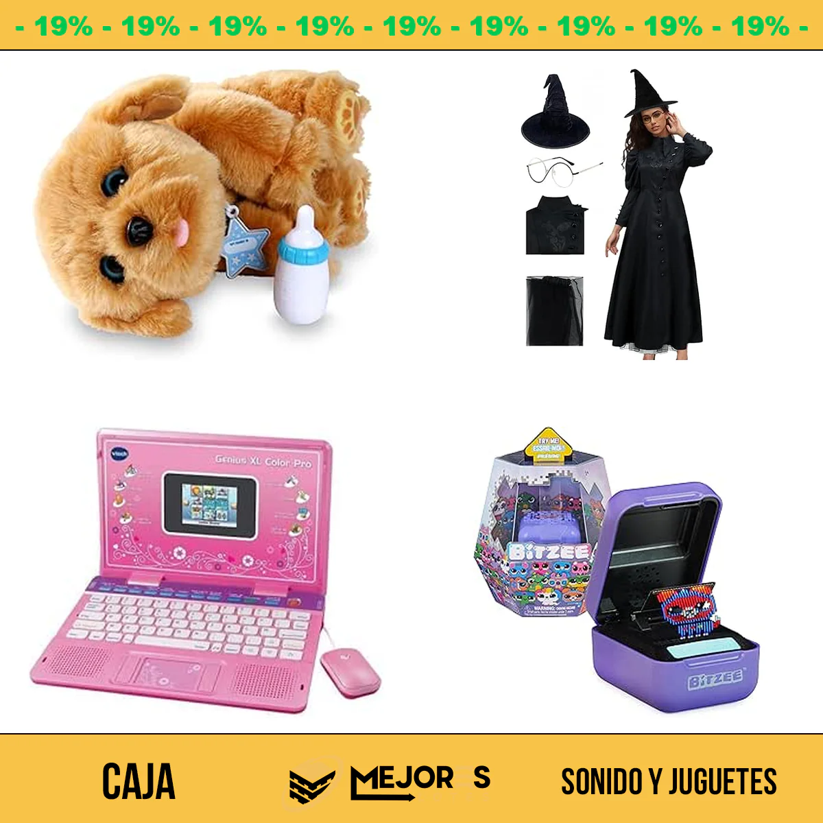Caja de 42 Items Sin Revisar, Sonido y Juguetes, Lote #spW83P8882i