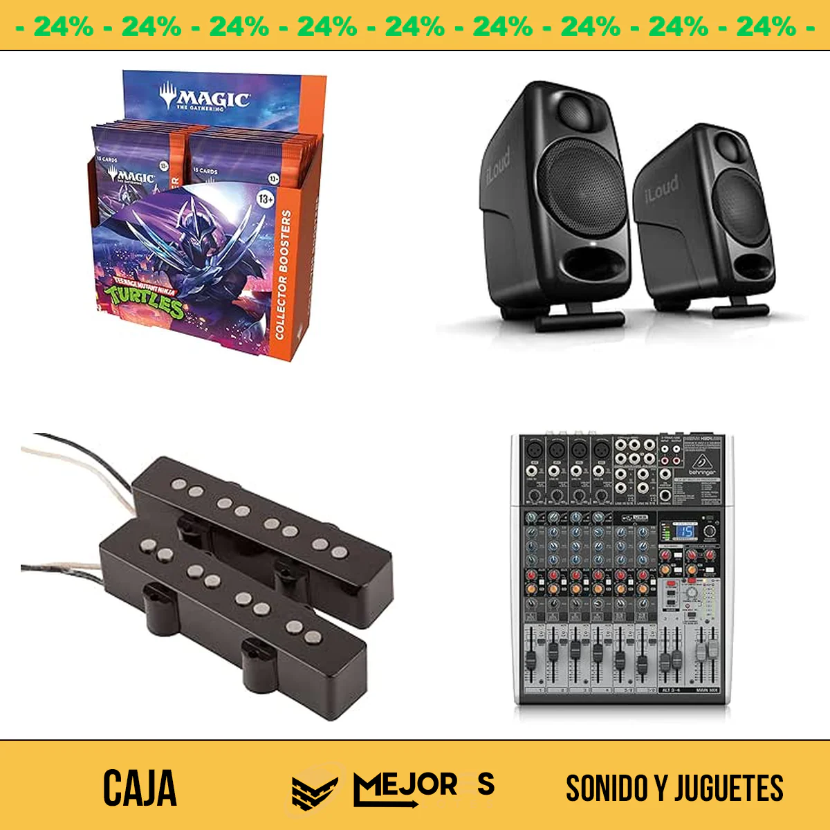 Caja de 37 Items Sin Revisar, Sonido y Juguetes, Lote #spW84m7307f