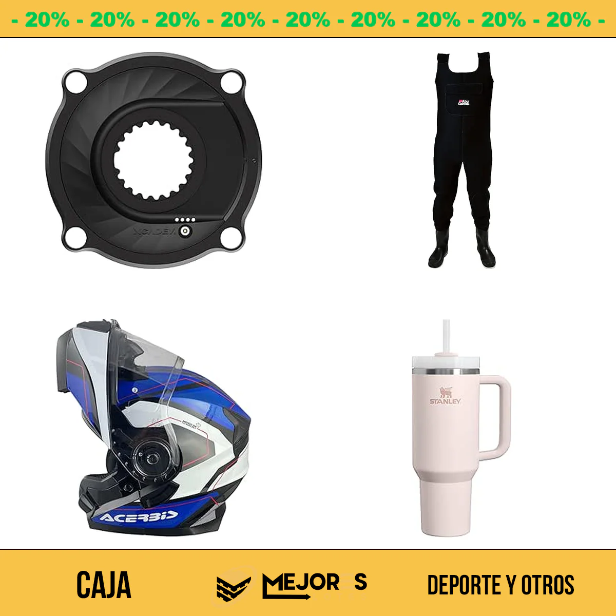 Caja de 31 Items Sin Revisar, Deporte, Lote #spW84m7312x