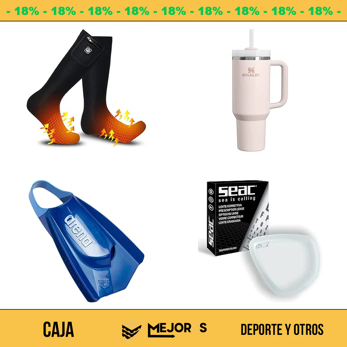 Caja de 37 Items Sin Revisar, Deporte, Lote #spW84m7313g