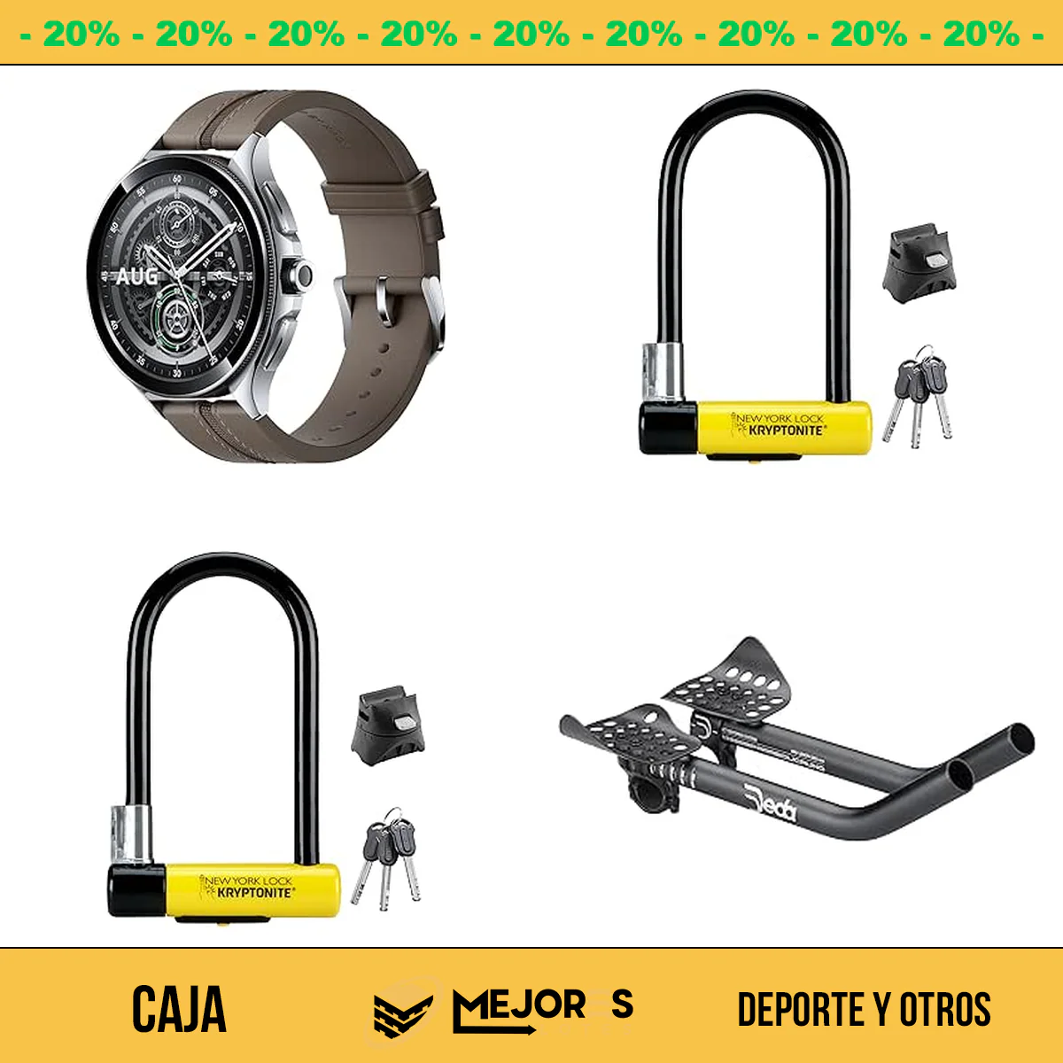 Caja de 64 Items Sin Revisar, Deporte, Lote #spW84m7314O