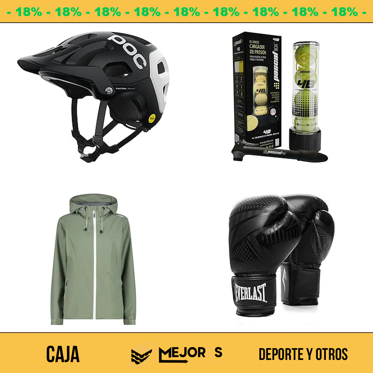 Caja de 46 Items Sin Revisar, Deporte, Lote #spW84m7314q